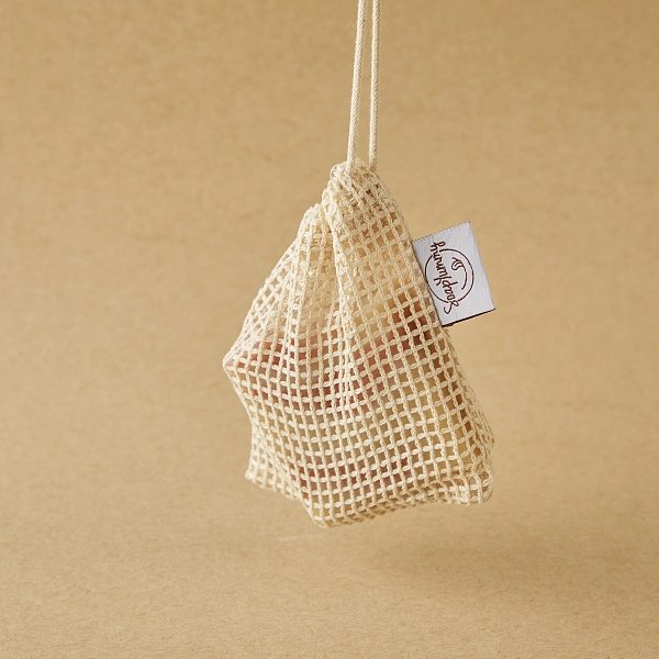 Exfoliating Linen Cotton Soap Pouch 棉麻去角质起泡皂袋