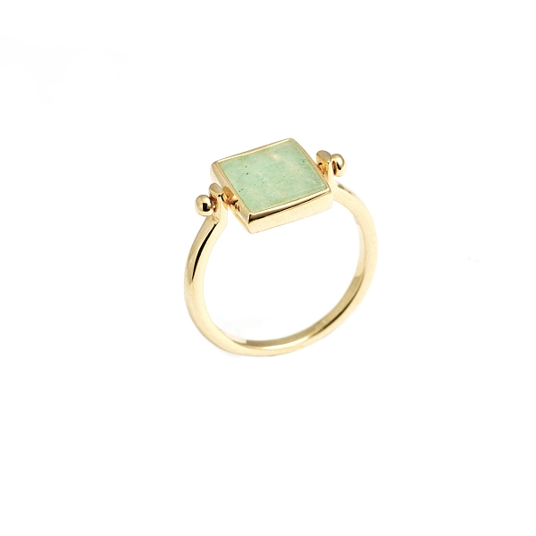 Vida方块双面戒指