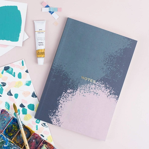 抽象飞溅 A5 笔记本